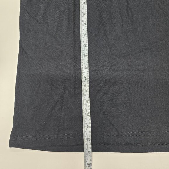 NWT Short Sleeve Black Cotton Pumpkin Patch V-neck Tee Medium - Picture 6 of 6